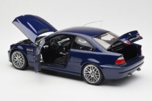 BMW M3 E46 Син Kyosho 1:18 08503BL Метал — снимка 5 от 8