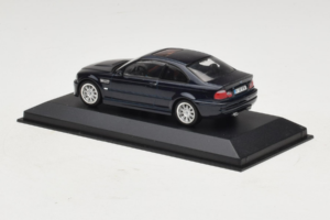 BMW M3 E46 Тъмносин Minichamps 1:43 80420009763-R1 Метал — снимка 3 от 4