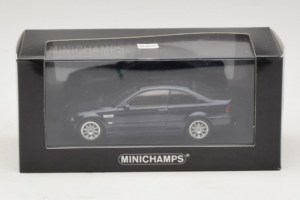 BMW M3 E46 Тъмносин Minichamps 1:43 80420009763-R1 Метал — снимка 4 от 4