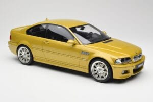BMW M3 E46 Phoenix Жълт Otto 1:12 G025 Смола — снимка 4 от 6