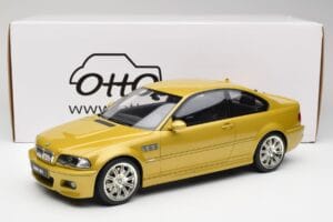 BMW M3 E46 Phoenix Жълт Otto 1:12 G025 Смола — снимка 6 от 6