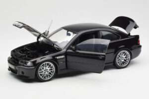 BMW M3 E46 CSL Черен Kyosho 1:18 80430302736 Метал — снимка 2 от 8