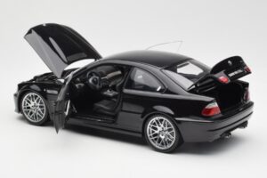 BMW M3 E46 CSL Черен Kyosho 1:18 80430302736 Метал — снимка 5 от 8