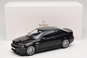 BMW M3 E46 CSL Sapphire Black Norev 1:18 183017 Метал — снимка 8 от 8