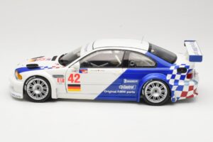 BMW M3 E46 GTR #42 J. Muller / J.J. Lehto ALMS 2001 Minichamps 1:18 80430139183 Метал — снимка 4 от 8