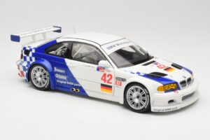 BMW M3 E46 GTR #42 J. Muller / J.J. Lehto ALMS 2001 Minichamps 1:18 80430139183 Метал — снимка 6 от 8