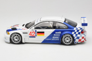 BMW M3 E46 GTR #42 J. Muller / J-J. Lehto ALMS 2001 Minichamps 1:18 80430139183-R1 Метал — снимка 4 от 8