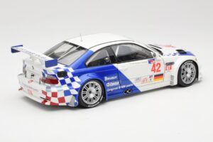 BMW M3 E46 GTR #42 J. Lehto / P. Ekblom ALMS 2001 Minichamps 1:18 100012142 Метал — снимка 3 от 8