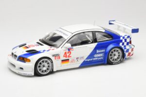 BMW M3 E46 GTR #42 J. Lehto / P. Ekblom ALMS 2001 Minichamps 1:18 100012142 Метал