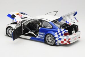 BMW M3 E46 GTR #42 J. Lehto / P. Ekblom ALMS 2001 Minichamps 1:18 100012142 Метал — снимка 5 от 8