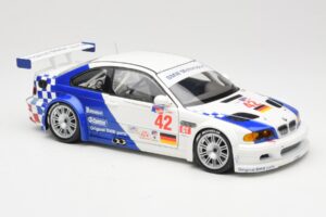 BMW M3 E46 GTR #42 J. Lehto / P. Ekblom ALMS 2001 Minichamps 1:18 100012142 Метал — снимка 6 от 8