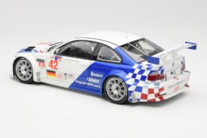 BMW M3 E46 GTR #42 J. Lehto / P. Ekblom ALMS 2001 Minichamps 1:18 100012142 Метал — снимка 7 от 8