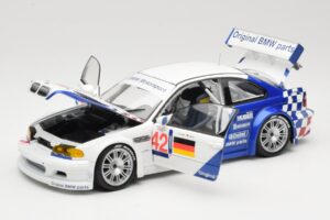 BMW M3 E46 GTR #42 J. Lehto / J. Muller ELMS 2001 Minichamps 1:18 100012192 Метал — снимка 2 от 8