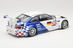 BMW M3 E46 GTR #42 J. Lehto / J. Muller ELMS 2001 Minichamps 1:18 100012192 Метал — снимка 3 от 8