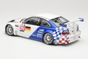 BMW M3 E46 GTR #42 J. Lehto / J. Muller ELMS 2001 Minichamps 1:18 100012192 Метал — снимка 7 от 8