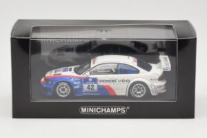 BMW M3 E46 GTR #42 P. Muller / J. Muller / H-J. Stuck / P. Lamy ADAC 24h Nurburgring 2004 Minichamps 1:43 BMW001 Метал — снимка 4 от 4