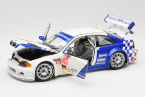 BMW M3 E46 GTR #43 D. Muller ALMS 2001 Minichamps 1:18 100012143 Метал — снимка 2 от 8