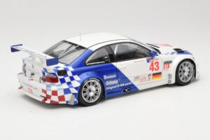 BMW M3 E46 GTR #43 D. Muller ALMS 2001 Minichamps 1:18 100012143 Метал — снимка 3 от 8