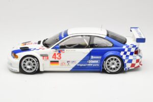 BMW M3 E46 GTR #43 D. Muller ALMS 2001 Minichamps 1:18 100012143 Метал — снимка 4 от 8