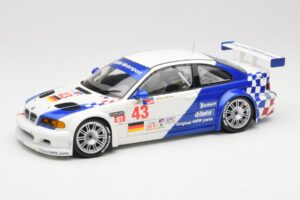 BMW M3 E46 GTR #43 D. Muller ALMS 2001 Minichamps 1:18 100012143 Метал