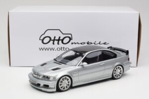 BMW M3 E46 GTR Сребрист Otto 1:18 OT1128 Смола — снимка 6 от 6