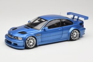 BMW M3 E46 GTR Street Син Minichamps 1:18 80430302540 Метал