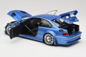 BMW M3 E46 GTR Street Син Minichamps 1:18 80430302540 Метал — снимка 5 от 8