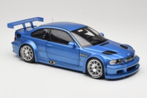 BMW M3 E46 GTR Street Син Minichamps 1:18 80430302540 Метал — снимка 6 от 8
