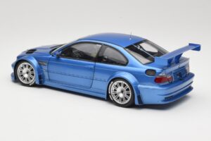 BMW M3 E46 GTR Street Син Minichamps 1:18 80430302540 Метал — снимка 7 от 8
