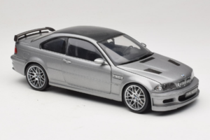 BMW M3 E46 GTR Street Сребристо Сив Kyosho 1:18 08507S Метал — снимка 6 от 8