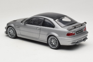 BMW M3 E46 GTR Street Сребристо Сив Kyosho 1:18 08507S Метал — снимка 7 от 8