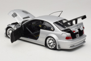 BMW M3 E46 GTR Street Сребрист Minichamps 1:18 100012100 Метал — снимка 5 от 8