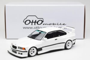 BMW M3 GTR E36 Khyzyl Saleem Alpine Бял Otto 1:18 OT1051 Смола — снимка 6 от 6