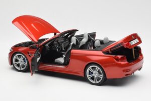BMW M4 F83 Кабриолет Sakhir Оранжев Paragon 1:18 PA-97111 Метал — снимка 5 от 8