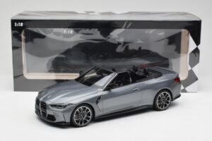 BMW M4 G82 Кабриолет Grey Metallic Minichamps 1:18 155021034 Метал — снимка 6 от 6
