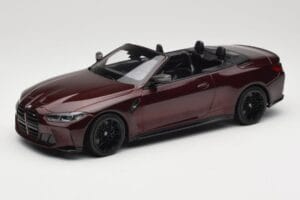 BMW M4 G83 Кабриолет Червен Металик Minichamps 1:18 155021032 Метал