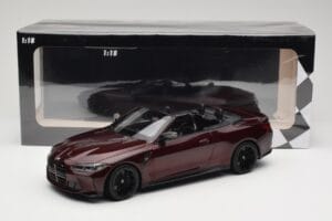 BMW M4 G83 Кабриолет Червен Металик Minichamps 1:18 155021032 Метал — снимка 6 от 6