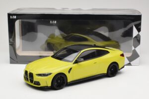 BMW M4 G82 Жълт Minichamps 1:18 155020120 Метал — снимка 6 от 6