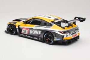 BMW M4 GT3 #98 M. Wittmann / S. van der Linde Rowe Racing ADAC 24h Nurburgring 2023 Minichamps 1:18 113232098 Метал — снимка 7 от 8