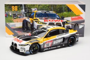 BMW M4 GT3 #98 M. Wittmann / S. van der Linde Rowe Racing ADAC 24h Nurburgring 2023 Minichamps 1:18 113232098 Метал — снимка 8 от 8