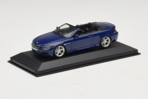 BMW M6 E64 Кабриолет Blue Metallic Minichamps 1:43 BMW017 Метал — снимка 2 от 4