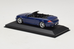 BMW M6 E64 Кабриолет Blue Metallic Minichamps 1:43 BMW017 Метал — снимка 3 от 4