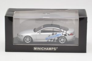 BMW M6 E63 IAA Frankfurt Сребрист Minichamps 1:43 M6001 Метал — снимка 4 от 4