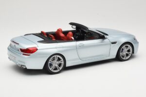 BMW M6 F12 Кабриолет Silverstone Silver Paragon 1:18 8043225656 Метал — снимка 3 от 8