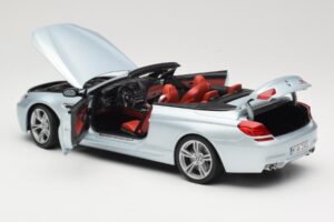 BMW M6 F12 Кабриолет Silverstone Silver Paragon 1:18 8043225656 Метал — снимка 5 от 8