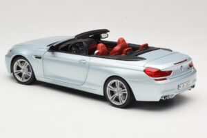 BMW M6 F12 Кабриолет Silverstone Silver Paragon 1:18 8043225656 Метал — снимка 7 от 8