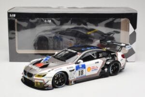 BMW M6 GT3 F13 #18 Schubert Motorsport A. Farfus / J. Krohn 24h Nurburgring 2016 Minichamps 1:18 155162618 Метал — снимка 6 от 6