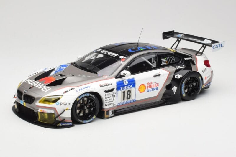 BMW M6 GT3 F13 #18 Schubert Motorsport A. Farfus / J. Krohn 24h Nurburgring 2016 Minichamps 1:18 155162618 Метал