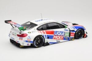 BMW M6 GT3 F13 #96 Turner Motorsport B. Auberlen / R. Foley Class Winner Petit Le Mans 2019 Minichamps 1:18 153192696 Метал — снимка 2 от 6