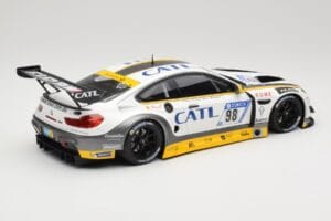 BMW M6 GT3 F13 #98 Rowe Racing M. Palttala / N. Catsburg 2nd Place 24 Hours of Nurburgring 2017 Minichamps 1:18 155172698 Мет — снимка 2 от 6